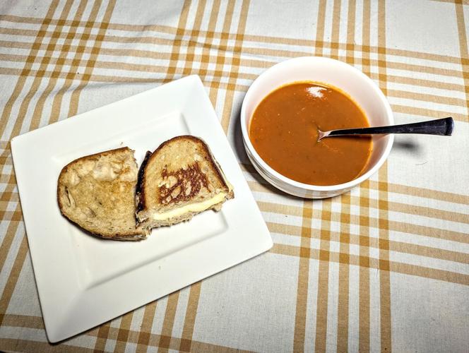 Grilled Cheese and tomato soup