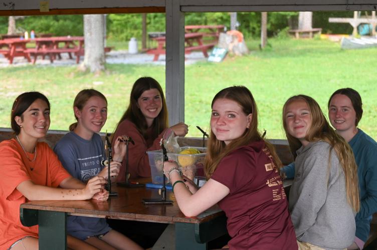 Conservation Camp fly tying